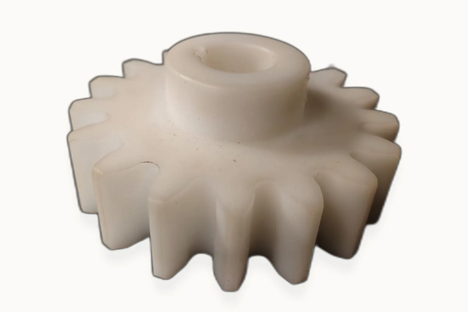 White nylon star wheel gear — Toolmetrics Engineers
