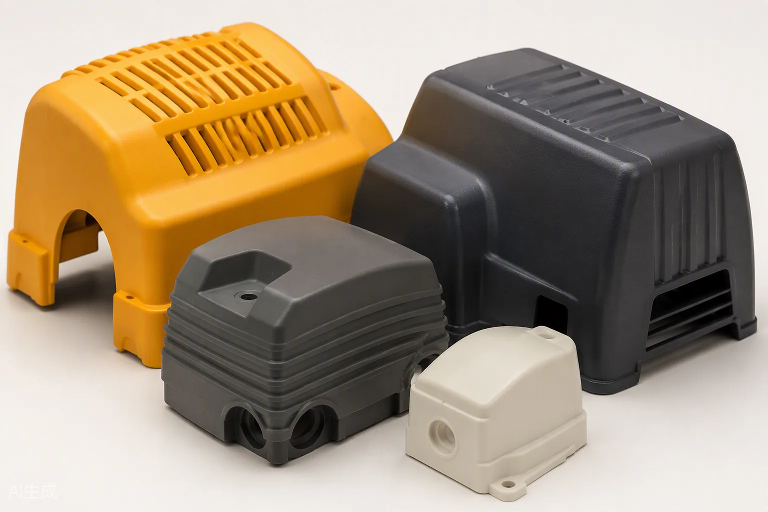 Machine-protection covers and housing, ABS and PP, injection moulded — Toolmetrics Engineers